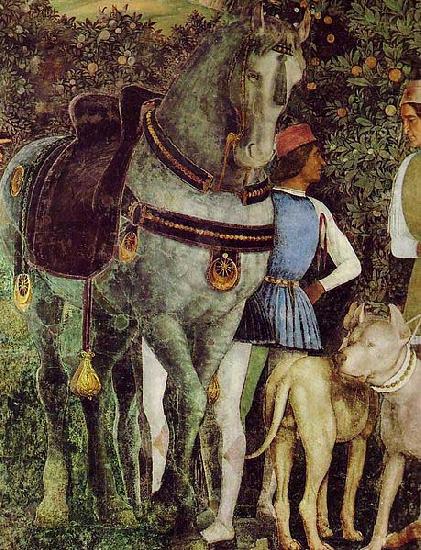 Andrea Mantegna Detail of the frescoes in the Camera degli Sposi in the Palazzo Ducale in Mantua Germany oil painting art